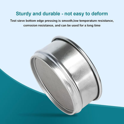 304 Stainless Steel Mesh Lab Sieve, 325 Mesh (0.045mm) Aperture Test Sieve, 4inch(10cm) Economy Standard Analysis Sample Test Sieves for Industrial Laboratory Homes - Colors B