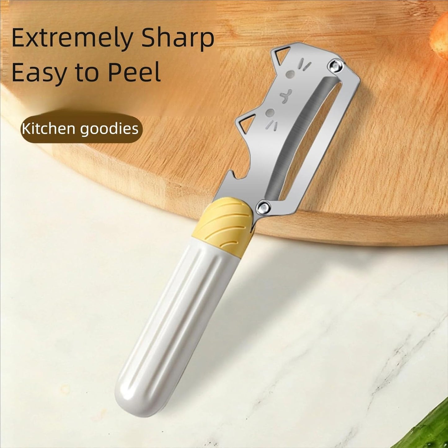 Vegetable Peeler Sharp Stainless Steel Blades for Veggie Potato Sugarcane Pumpkin Papaya Peeling Tool