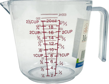 Better Houseware Measuring Cup, 8 oz Metal Measuring Cup with Handle and Pour Lip for liquid with Easy-Read Markings for Cooking and Baking, Kitchen Essential Aluminium