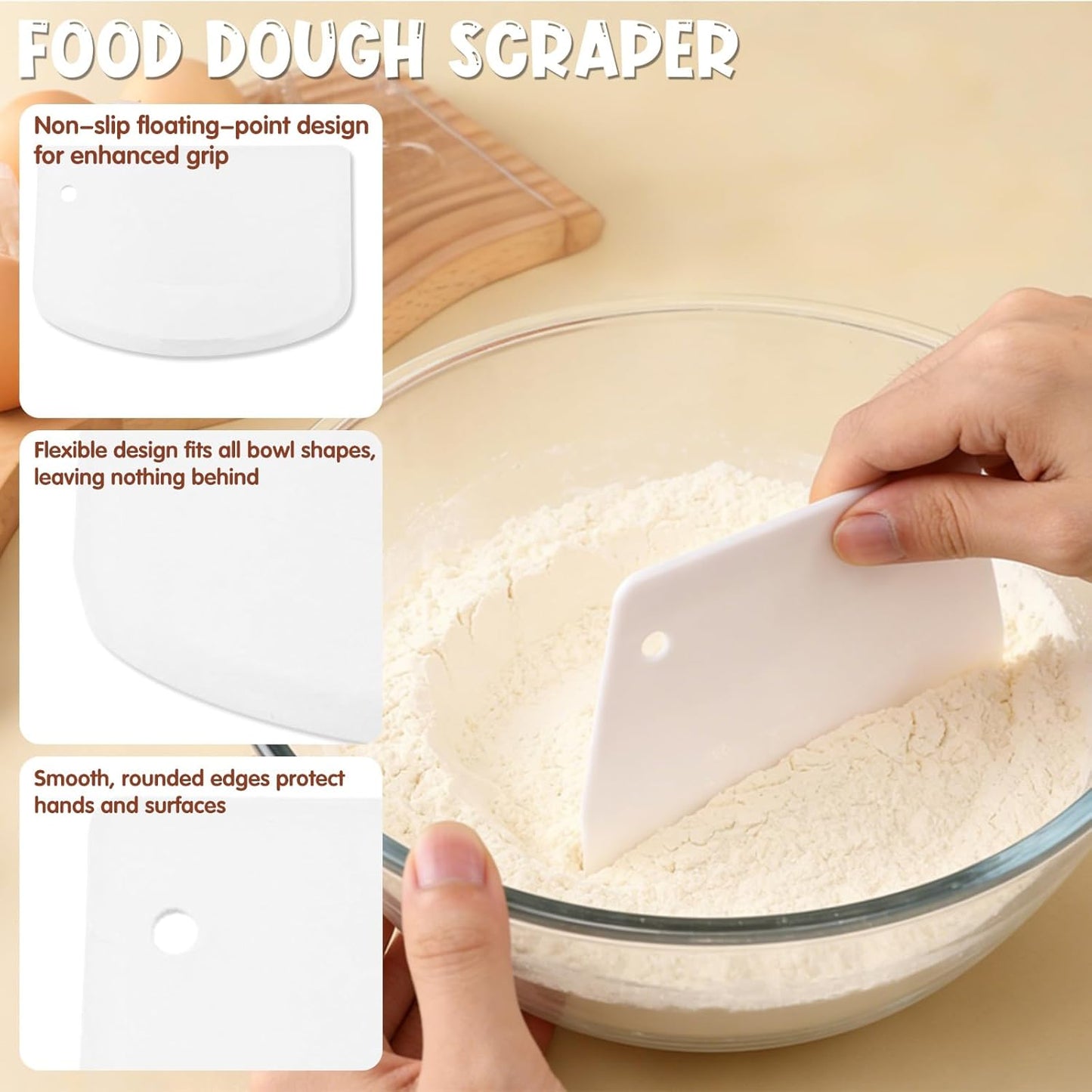 30Pcs Handmade Bread Template with Food Dough Scraper, Sourdough Stencils for Bread Sourdough Design Tools Cookie Stencil Holder, Diverse Patterns for Pie Decorating or Cookie Cake