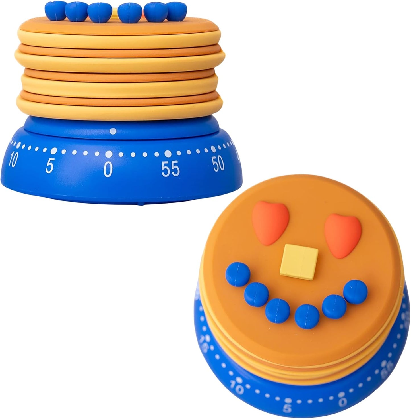 ban.do Novelty Kitchen Timer, Timer for Cooking and Baking, Cute/Unique/Quirky Decor for Food Lovers, Pancake Smile