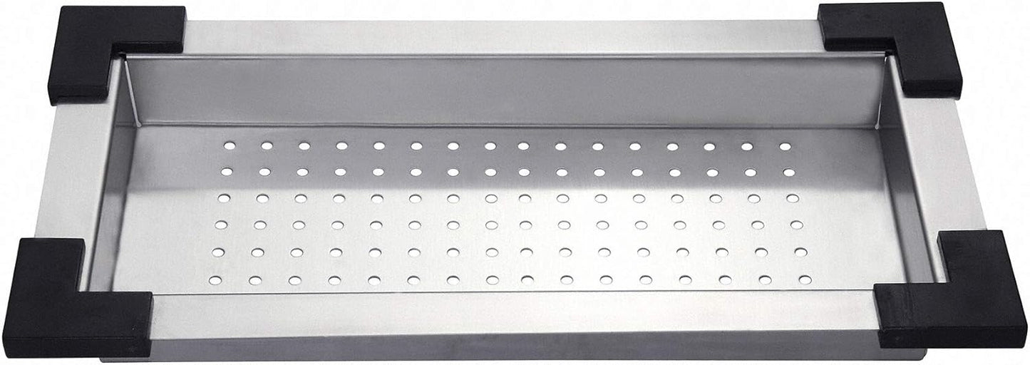 KRAUS Stainless Steel Colander for Workstation Kitchen Sink, CS-6