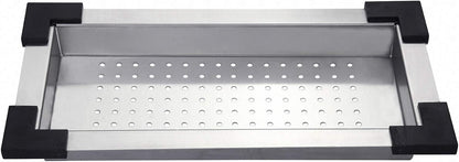 KRAUS Stainless Steel Colander for Workstation Kitchen Sink, CS-6