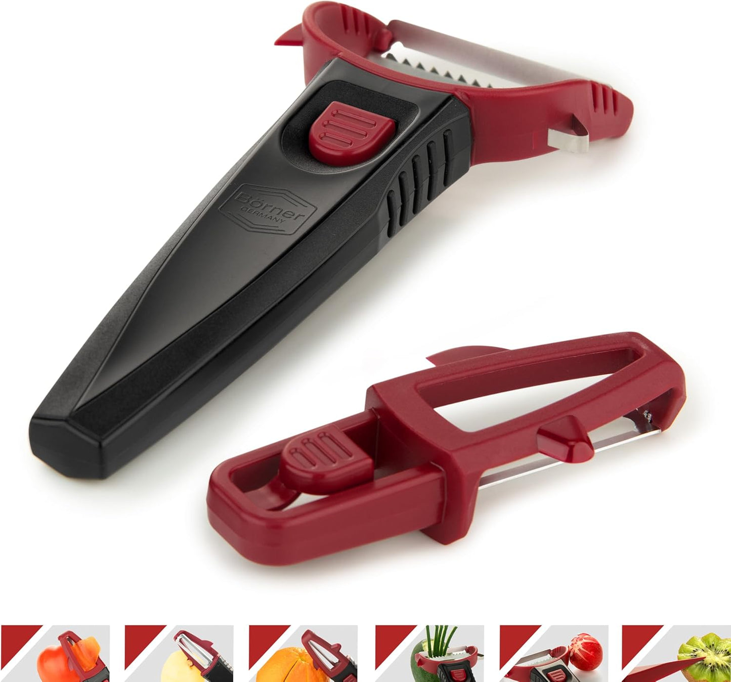 Borner by Reston Lloyd Muli Dicer/Julienne Hand Held Vegetable Slicer