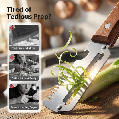 2 in 1 Multi-Functional Vegetable Peeler for Kitchen, 2026 New Stainless Steel Peeler with Bottle Opener and Wooden Handle, Kitchen Tool Peeler for Vegetable, Veggie, Fruit (Silver*1)