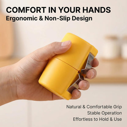 Premium PP Egg Shell Opener & Egg Cracker, Multifunctional Egg Peeler & Egg Opener Tool for Raw Eggs, Quick Clean Crack Egg Opener for Home Kitchen Gadgets (Yellow)