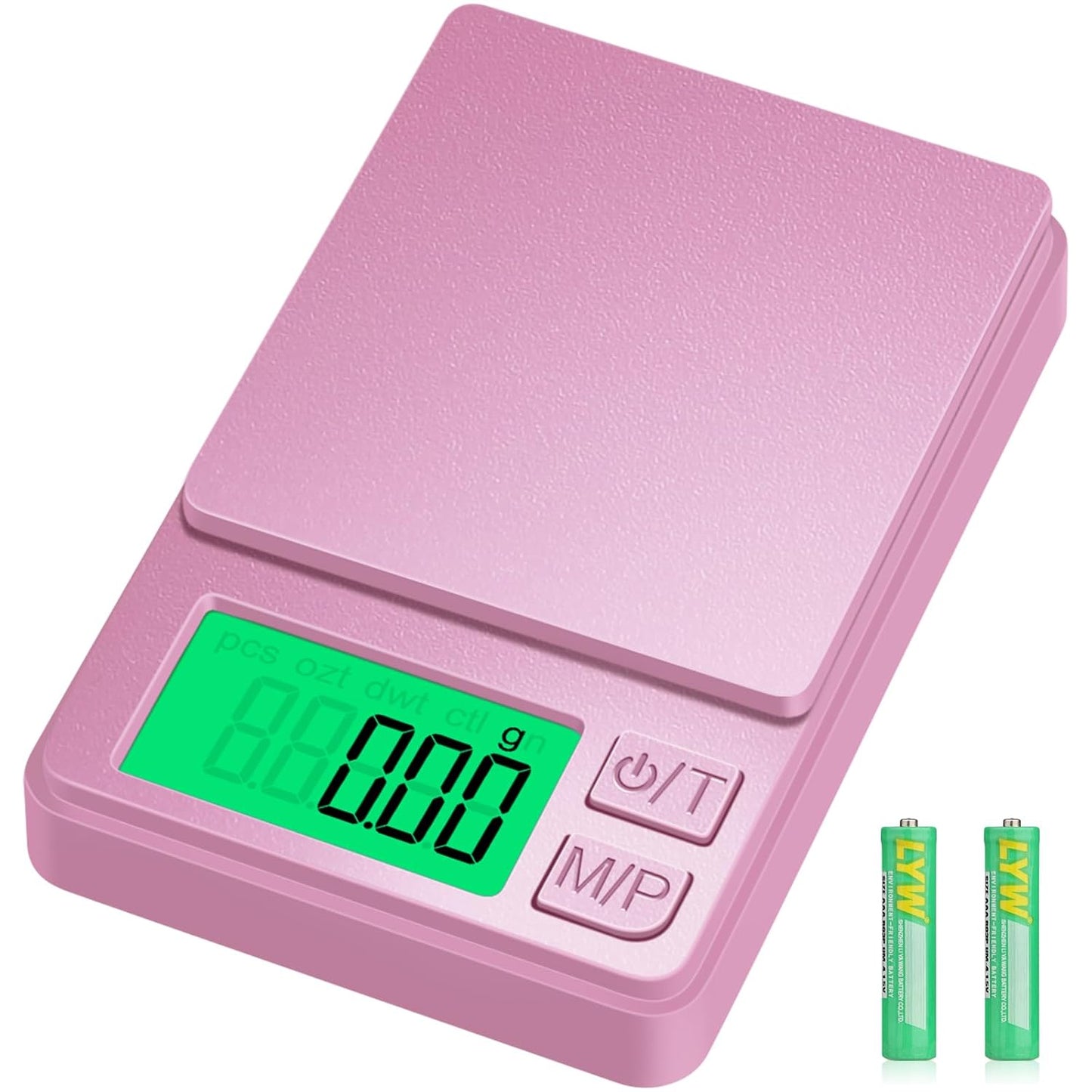 1000g/0.1g Pocket Gram Scale, Diyife High Precision Digital Kitchen Scale, LCD Display, 7 Units with Tare Function, Suit for Jewelry, Powder, Ounces, Blue