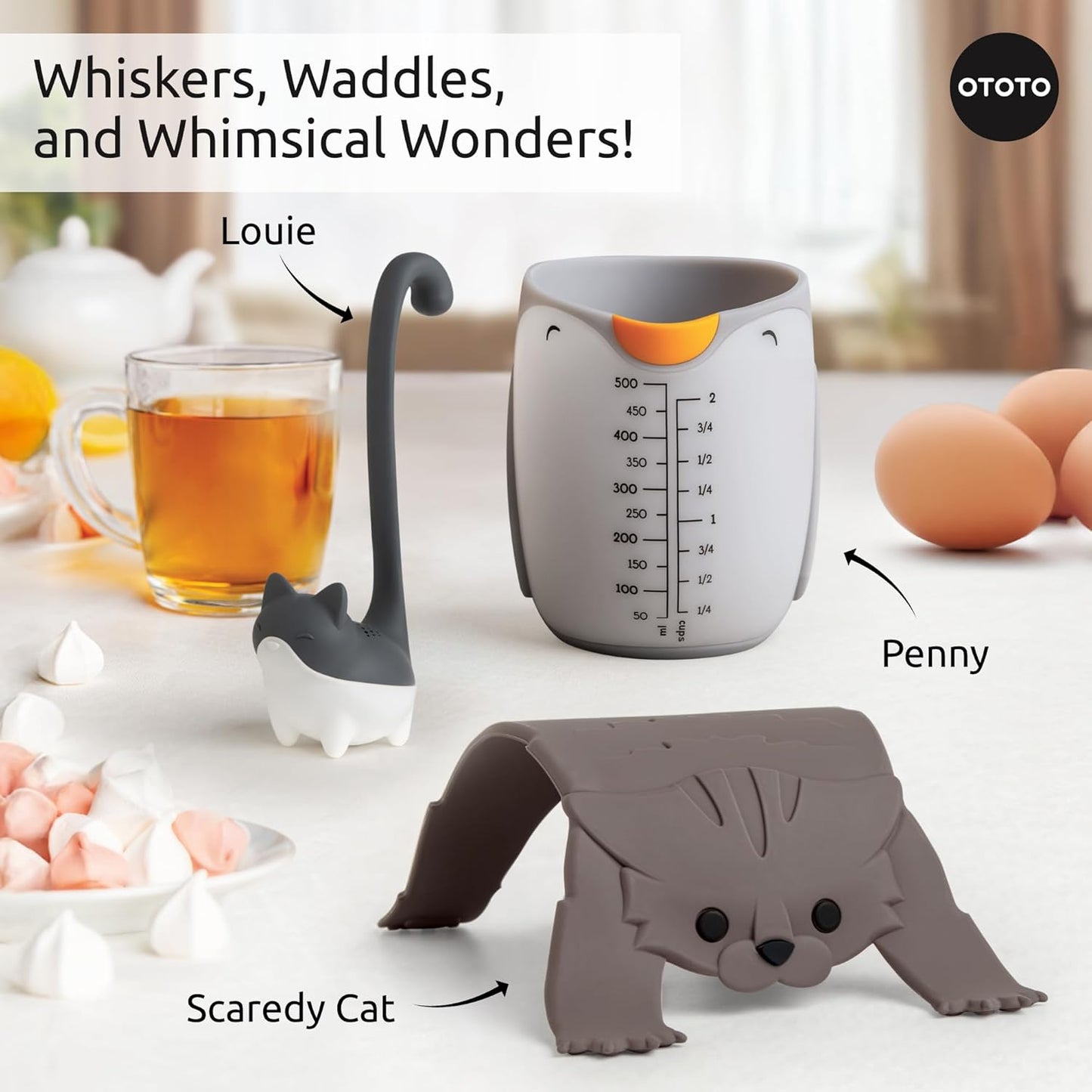 OTOTO The Original Nessie Ladle - Soup Ladle, Cute Gifts, Funny Kitchen Gadgets, Loch Ness design, Cooking Gifts for Mom - Cute and Practical Kitchen Utensils - Unique Gifts for Women
