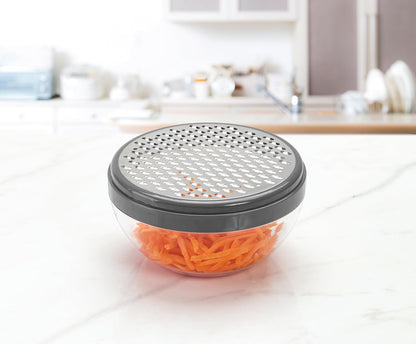 Joie 3 in 1 Prep Blade Ball to Slice, Spiralize, and Grate Veggies, Stainless Steel, 1 Count