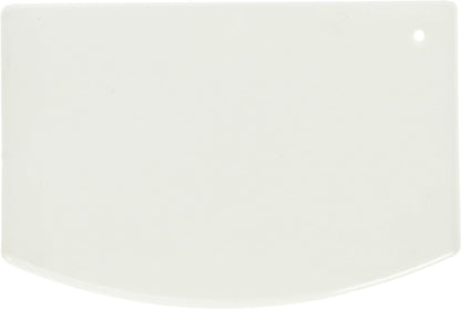 Winco Plastic Dough Scraper, Medium, White, 12-Piece