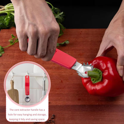 Tomato Corer Tool Strawberry Corer Tool,Stainless Steel Tomato Corer,Practical Kitchen Tools,For Tomato Strawberry,Dessert Making And Salad Making(5 Pcs)