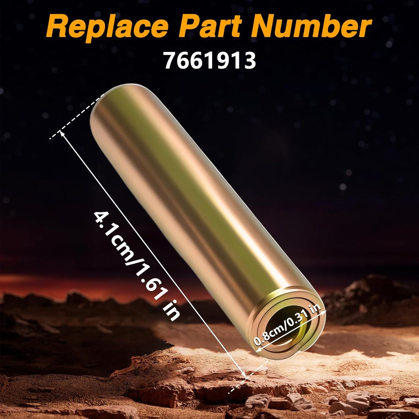 Driveshaft Spring Pin (Roll Pin), Spring Pin Ace Compatible with Polaris RZR 570 800 900 1000, Replace#:7661913