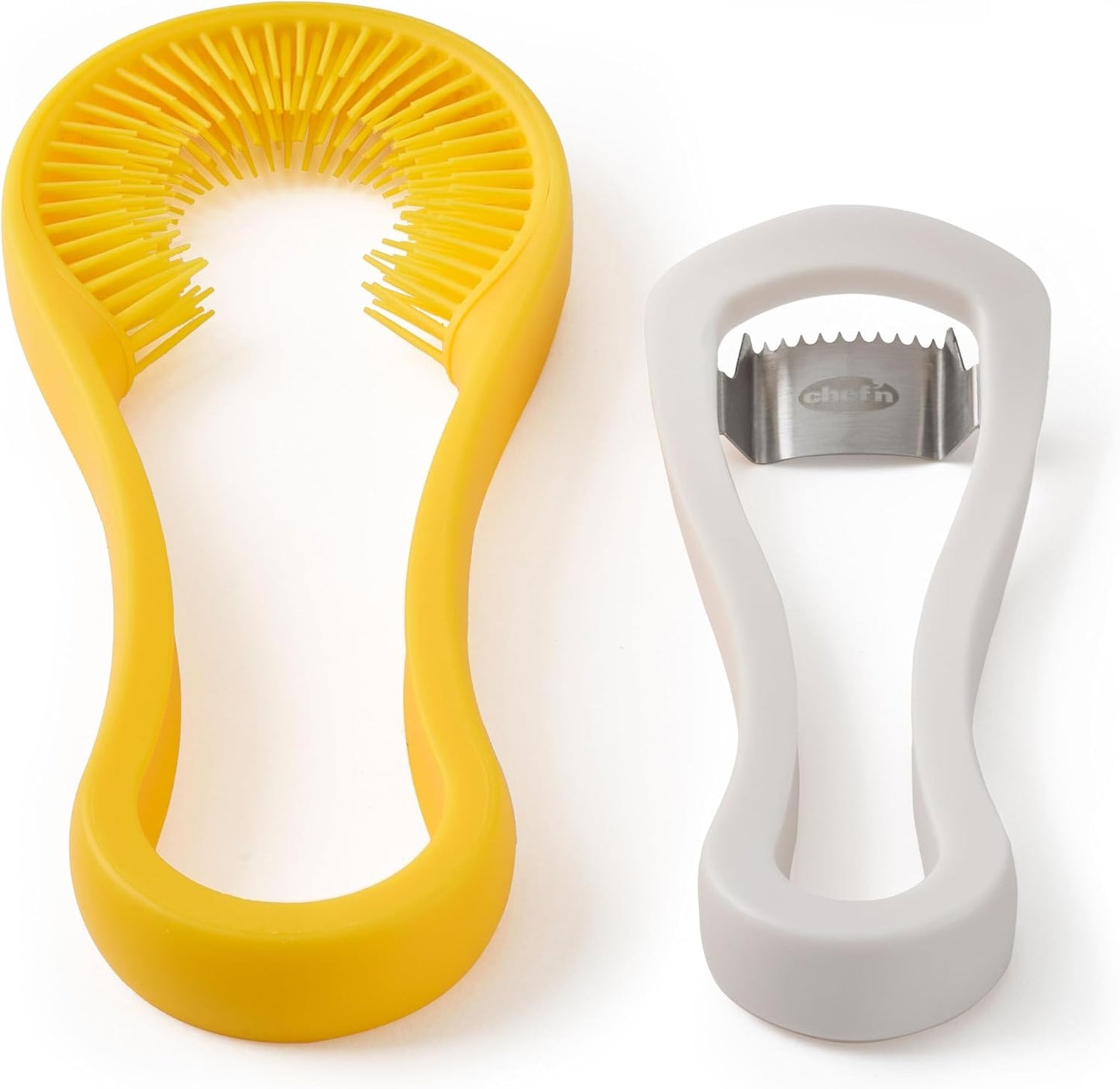 Chef’n Cob Plus Corn Stripper and Peeler for Corn on the Cob, Built-In Safety Pusher