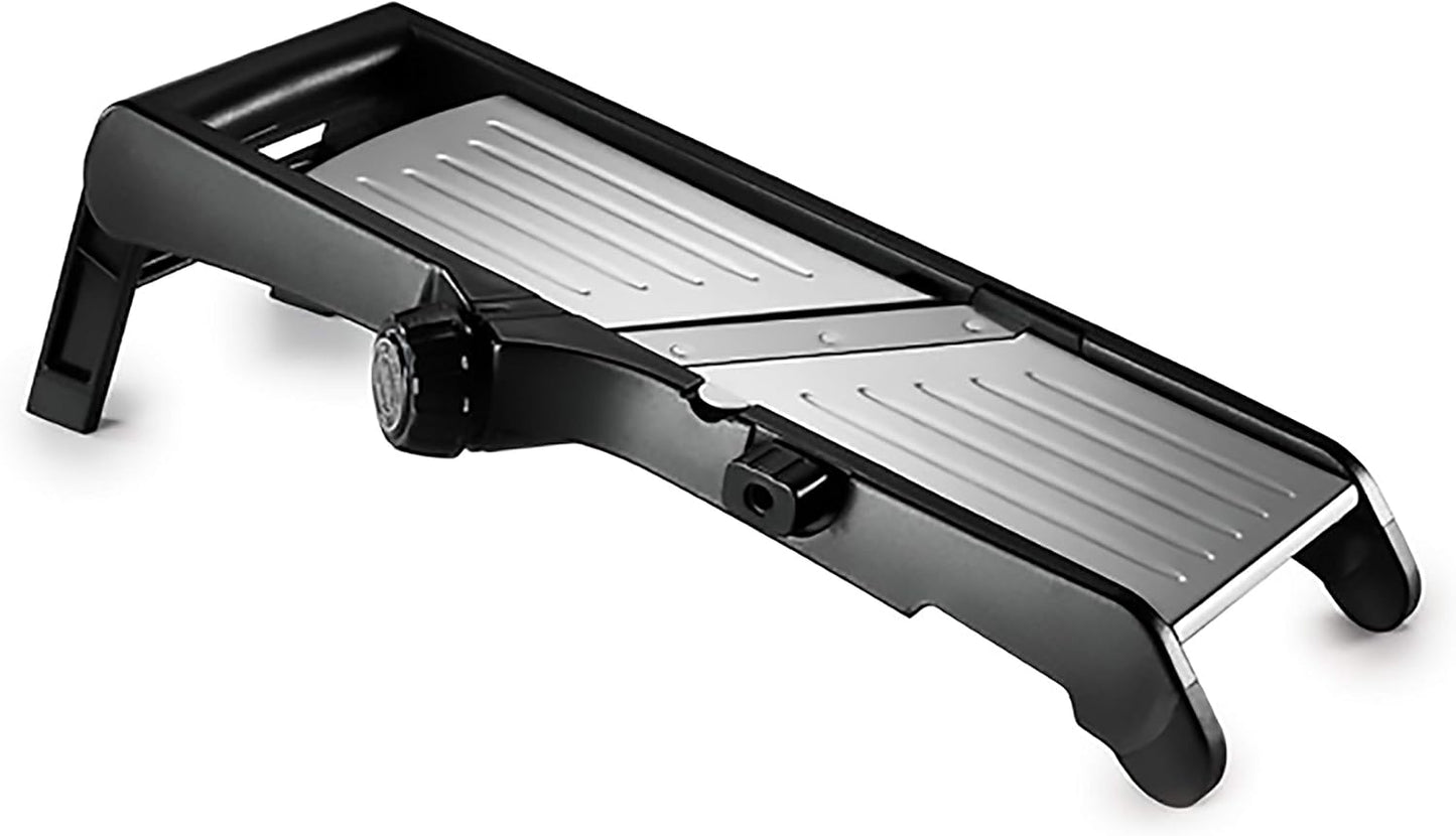 Norpro Deluxe Mandoline Slicer/Grater, Black, 12-in.