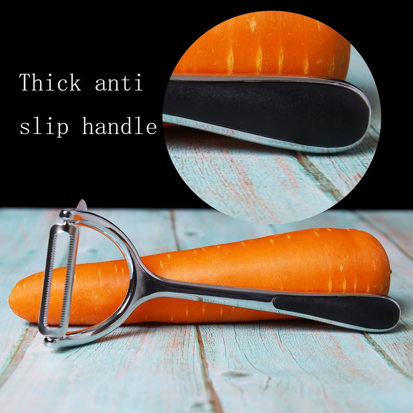 Multifunction 2-in-1 Julienne Peeler Vegetable Peeler, Potato Peelers, Peelers for Kitchen Y Peeler for Carrot Potato Melon Kiwi, Kitchen Cooking Tools (dual-purpose)