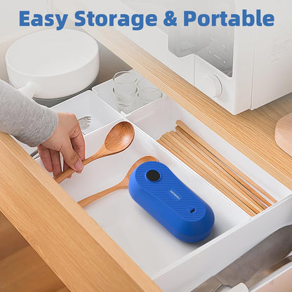 Electric Can Opener, Rechargeable Can Openers for Seniors & Arthritis, One-Touch Automatic Can Opener, Hands-Free, Smooth Edge, Compact, Kitchen Gadgets