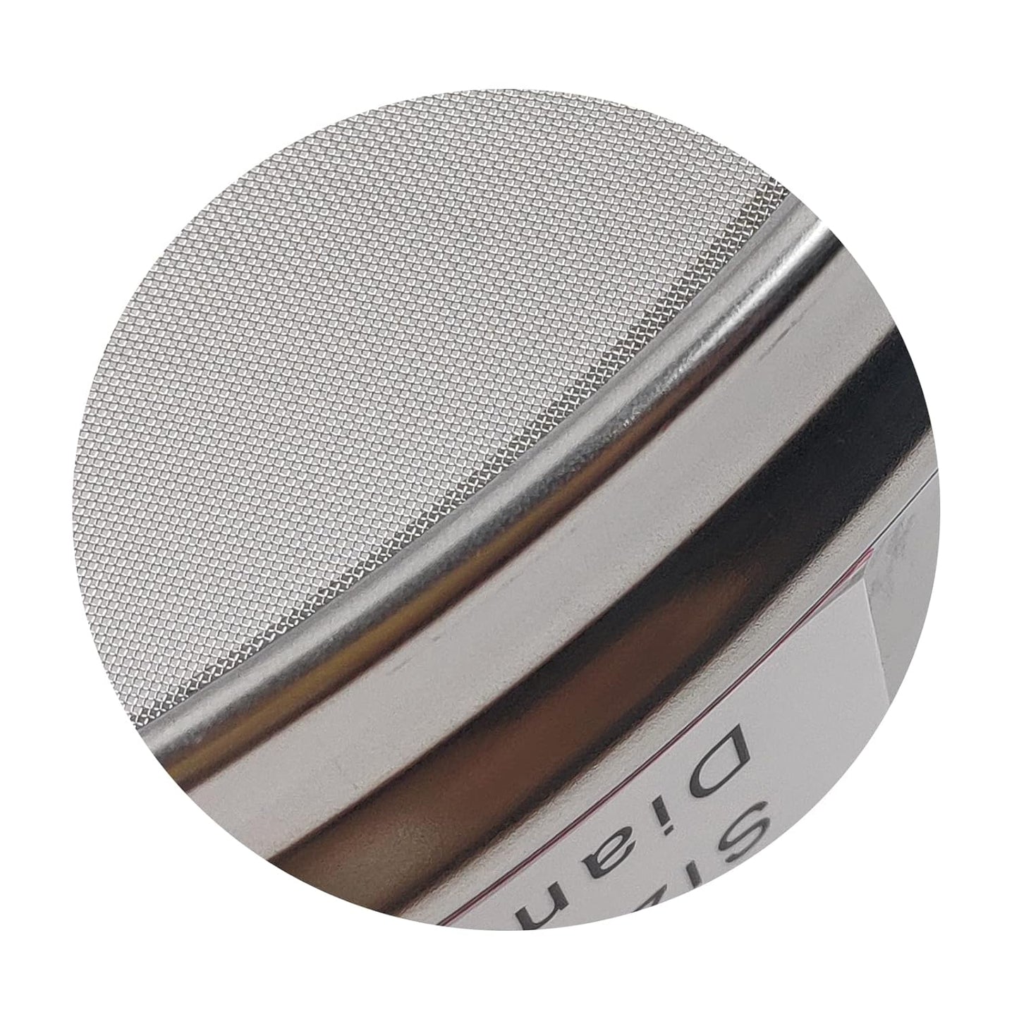 LABALPHA 120 Mesh Lab Sieves, #120 Mesh Test Sieve, 8'' Diameter, 304 Stainless Steel Wire Cloth (0.125mm)