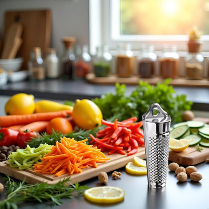 Silver Multifunctional Kitchen Stainless Steel Ginger Garlic Nutmeg Grater Nut Walnut Lemon Hand Planer Tool Lemon ZesterDurable and Professional Kitchen Tool Garlic Tools