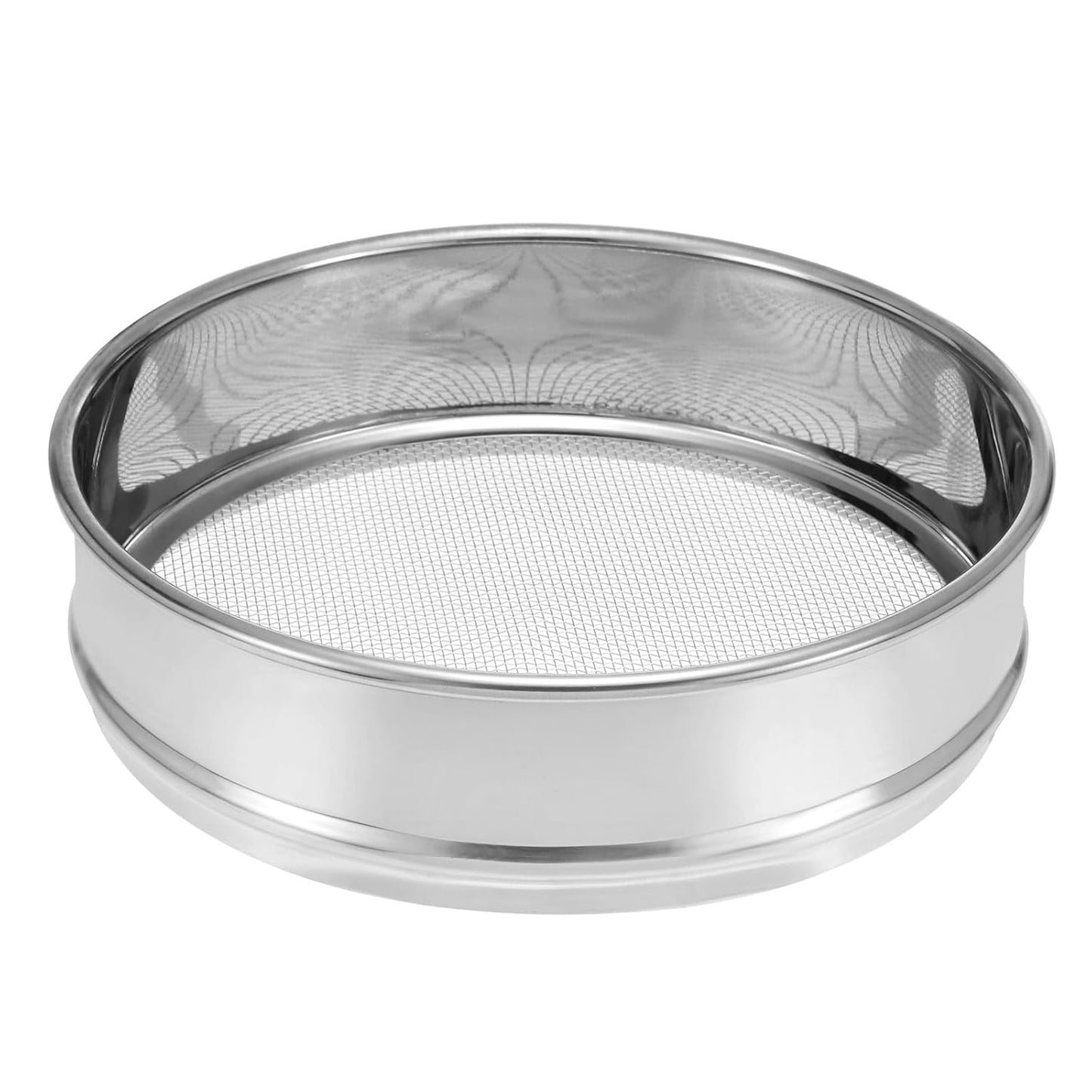 PATIKIL 40 Mesh Lab Sieve, 8" Diameter Test Sieve 304 Stainless Steel Wire Cloth (0.45mm) for Industrial Laboratory - Colors A