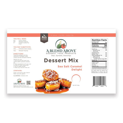 A Blend Above Banana Cream No-Bake Dessert Mix, 3 Pack, No-Bake Cheesecake, Fruit Dip, Dessert Mix, Bagel Topping, Frosting, Cheesecake Filling, Quick and Easy to Make, Makes 16 Ounces, Cream Cheese,