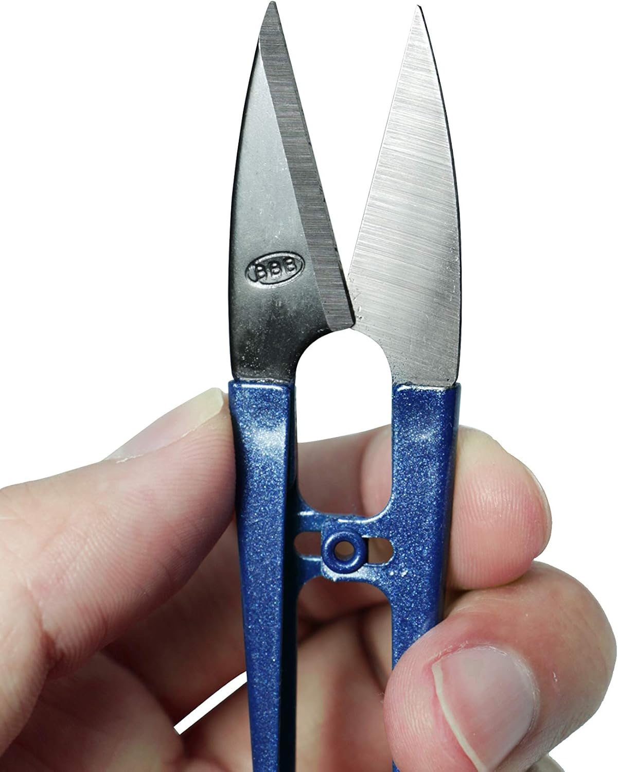 Beaditive Sewing Scissors (3-Piece Set) High-Carbon Steel Thread, Yarn, Embroidery Clippers | Handheld Snippers for Arts, Crafts, and DIY Projects | Multipurpose Use Navy Blue