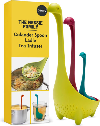 OTOTO The Original Nessie Ladle - Soup Ladle, Cute Gifts, Funny Kitchen Gadgets, Loch Ness design, Cooking Gifts for Mom - Cute and Practical Kitchen Utensils - Unique Gifts for Women