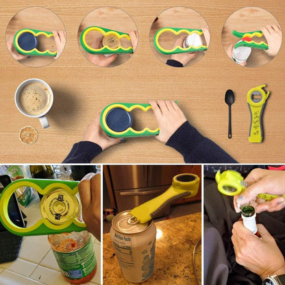 Easy-Twist Jar Opener: Maxracy Effortless Lid Opening for Weak Hands & Arthritis | Versatile Bottle Opener | Jar Openers & Bottle Openers