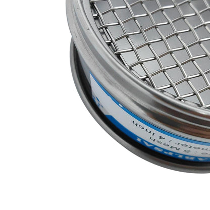 325 Mesh Lab Sieves 4" Diameter 304 Stainless Steel Wire Cloth Test Sieve for Industrial Laboratory Home