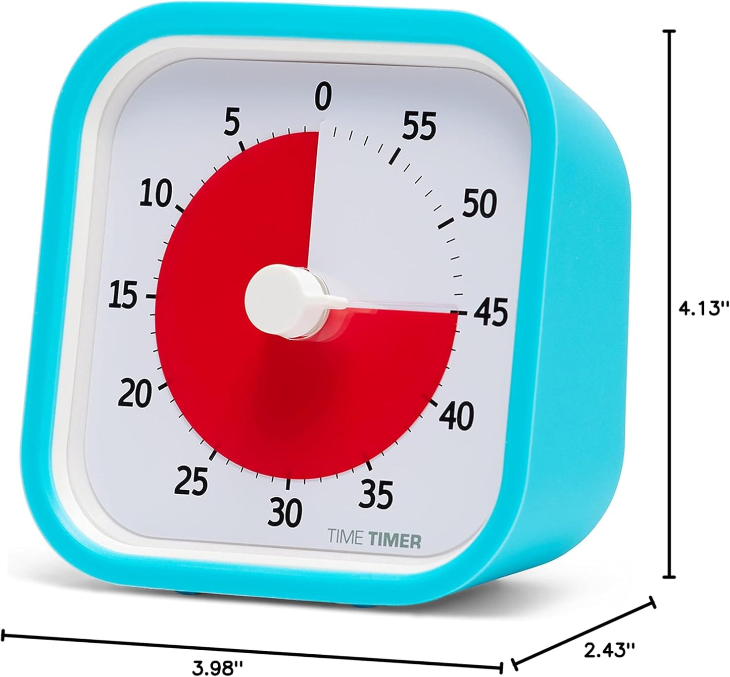 TIME TIMER 60 Minute MOD Education Edition ⁠— Visual Timer with Desktop Software for Kids Classroom Learning, Teachers Desk Clock, Study Tool and Office Meetings with Silent Operation (Charcoal)