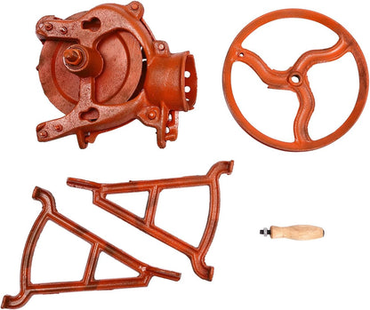 Corn Sheller Hand Crank, Cast Iron Corn Cob Thresher with Stand, Manual Quick Corn Cob Stripper Tool for Home Use, Heavy Duty Corn Cob Stripper for Small Farm and Household Usage