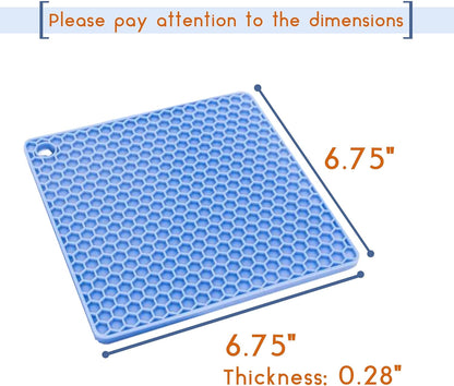 BTaT- Trivets for Hot Pots and Pans, 2 Pack, Trivets, Silicone Trivet, Hot Plate Holder, Trivets for Hot Dishes, Hot Pot Holder, Silicone Trivet Mat, Silicone Trivets, Trivet Set
