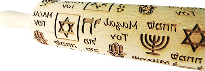 HEARTS EMBOSSING ROLLING PIN WOODEN ROLLING PIN for EMBOSSED COOKIES with LOVE HEARTS