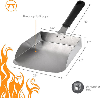 Outset Griddle Scraper and Cleaner, Stainless Steel Griddle Cleaner