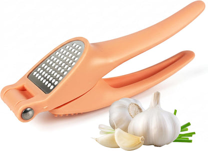 Garlic Press Stainless Steel – Heavy Duty Garlic Mincer & Crusher, Ergonomic Handle, Easy to Clean Kitchen Tool Dishwasher Safe