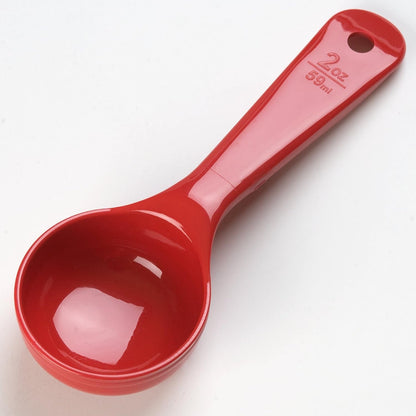 Carlisle FoodService Products 492104 Measure Miser Solid Measuring Spoon with Short Handle, 1 Ounce, Yellow