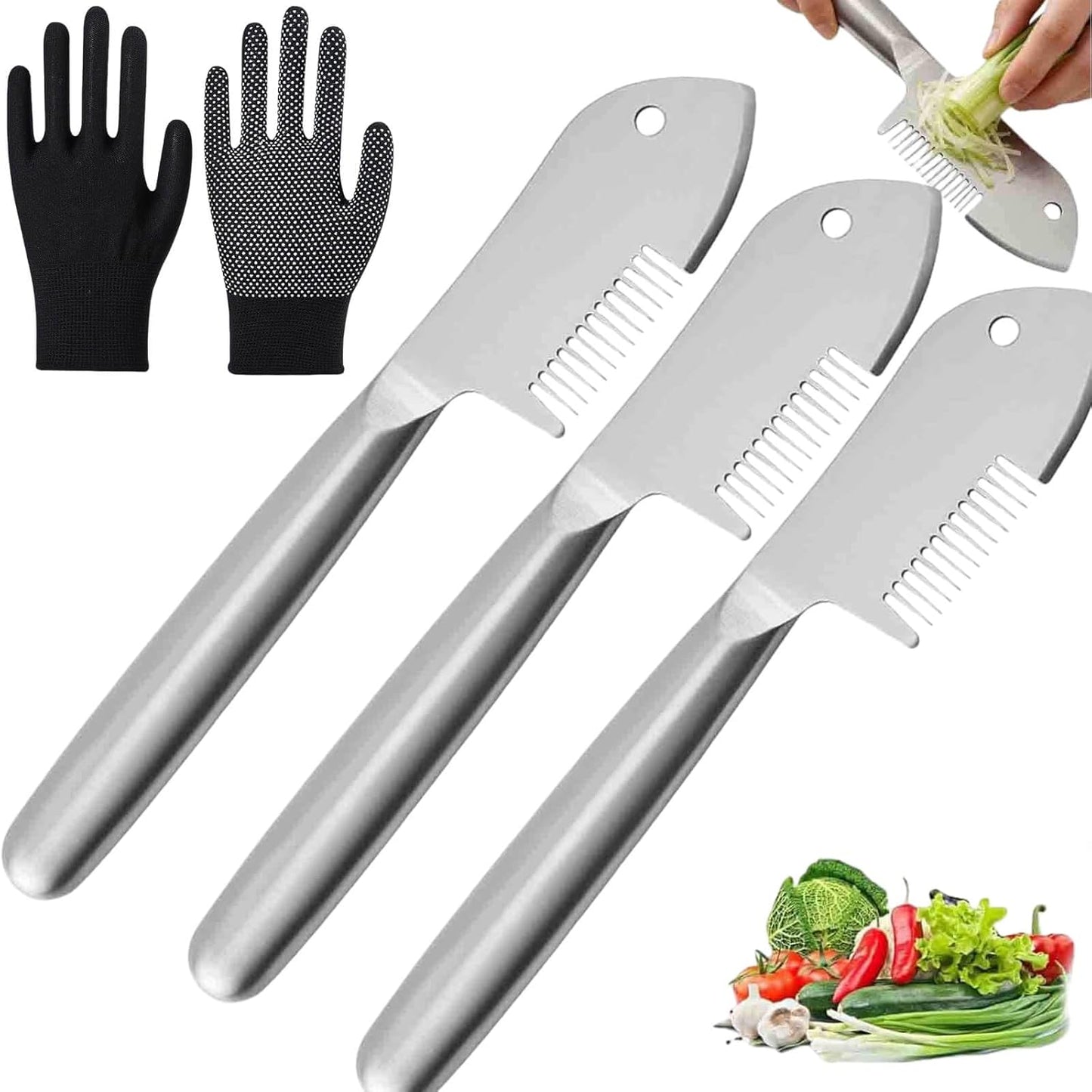 Stainless Steel Multi-Purpose Julienne Peeler for Smooth Vegetable Prep, Multi Function Kitchen Tool for Consistent Julienne and Easy Daily Cooking (White 1pc)