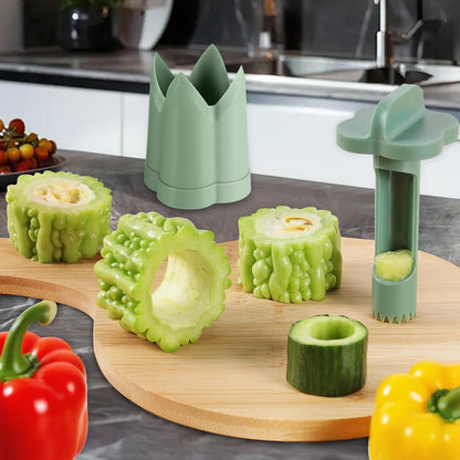 3 Pack Pepper Seed Corer Remover, 2026 Upgraded 2 in 1 Bell Pepper Green Peppers Cutter, Jalapeno Corer Tool, Fruit Vegetable Corers for Efficient Meal Prep, Home, Kitchen Gadgets