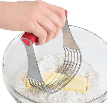 Cuisipro Deluxe Pastry Blender, 5.25-Inch, Red