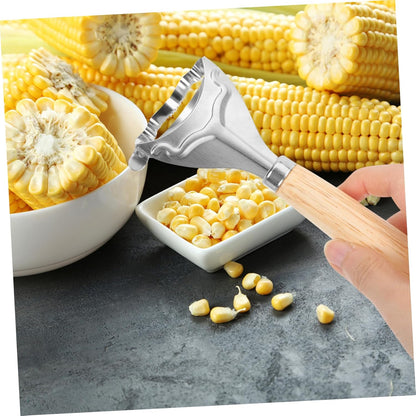 Mikinona 2pcs Corn Peeler Tool Corn Cob Stripper for Thresher Restaurant Stripping Tool