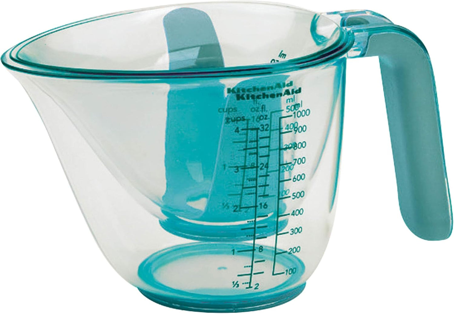 KitchenAid KQ298OSOBA Gourmet Set of 3 Measuring Jugs, Onyx