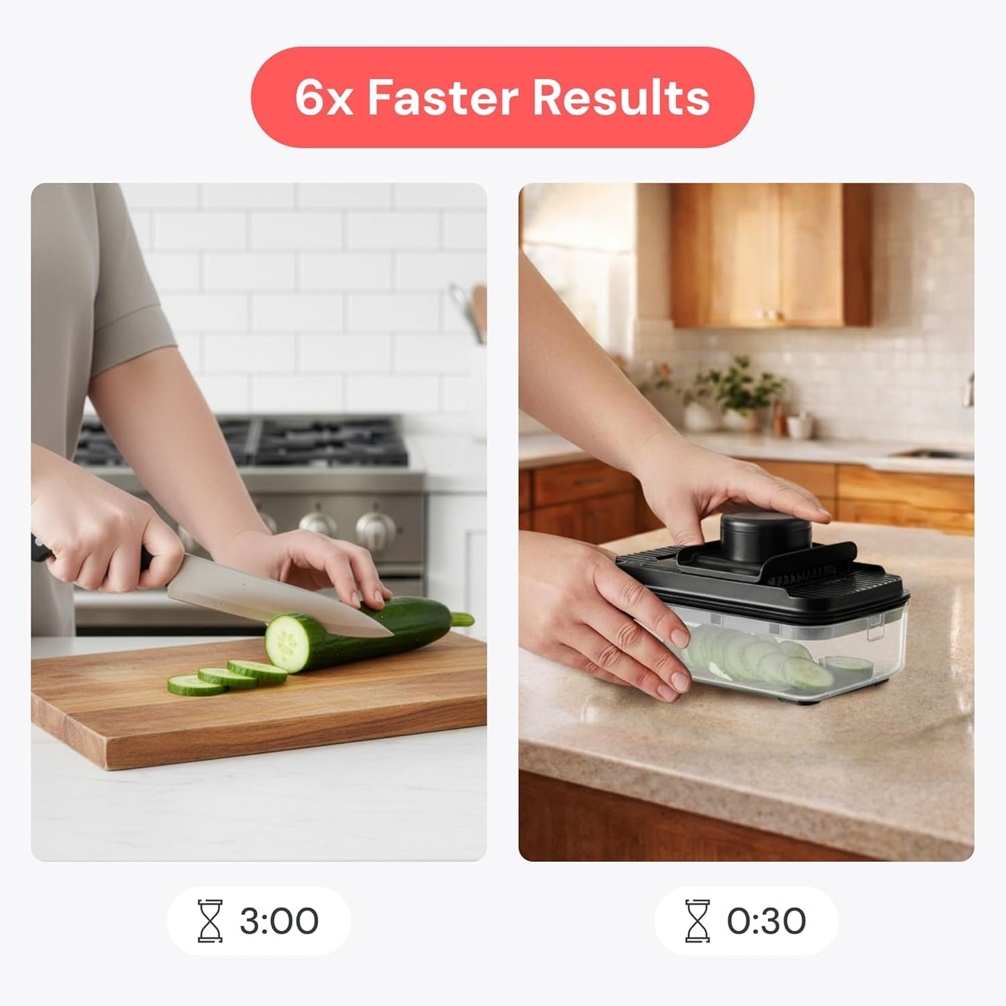 Fullstar Daily Vegetable Chopper and Mandoline Slicer - Kitchen Gadgets - Food Chopper with Container, Veggie Chopper, Fruit Cutter, Onion Dicer, Potato and Tomato Slicer for Salads (2-in-1, Black)