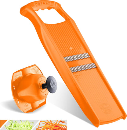 BORNER Roko PowerLine | Vegetable Grater Börner - Quality Made in Germany, Color:Orange