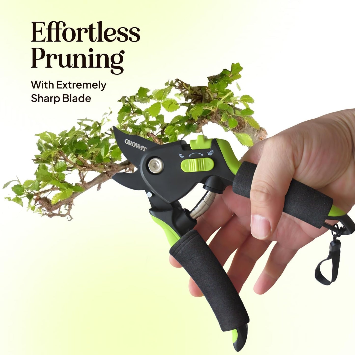 2-Pack Stainless Steel Gardening Scissors, Pruning Shears and Clippers for Gardening