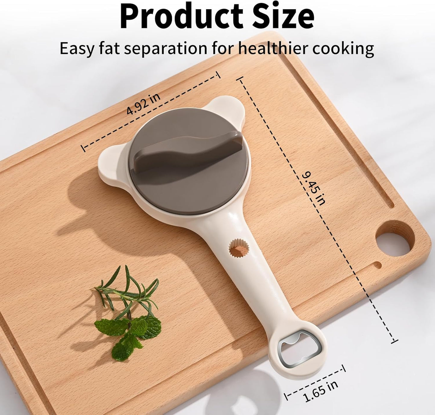 4-in-1 Jar Opener for Seniors with Arthritis – Adjustable Stainless Steel Lid Remover & Can Opener for Weak Hands, Fits All Jar Sizes & Bottle Caps, Makes Opening Easy – Kitchen Must-Have
