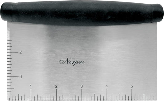 Norpro 583R Grip-EZ Bench Scraper/Chopper, Red