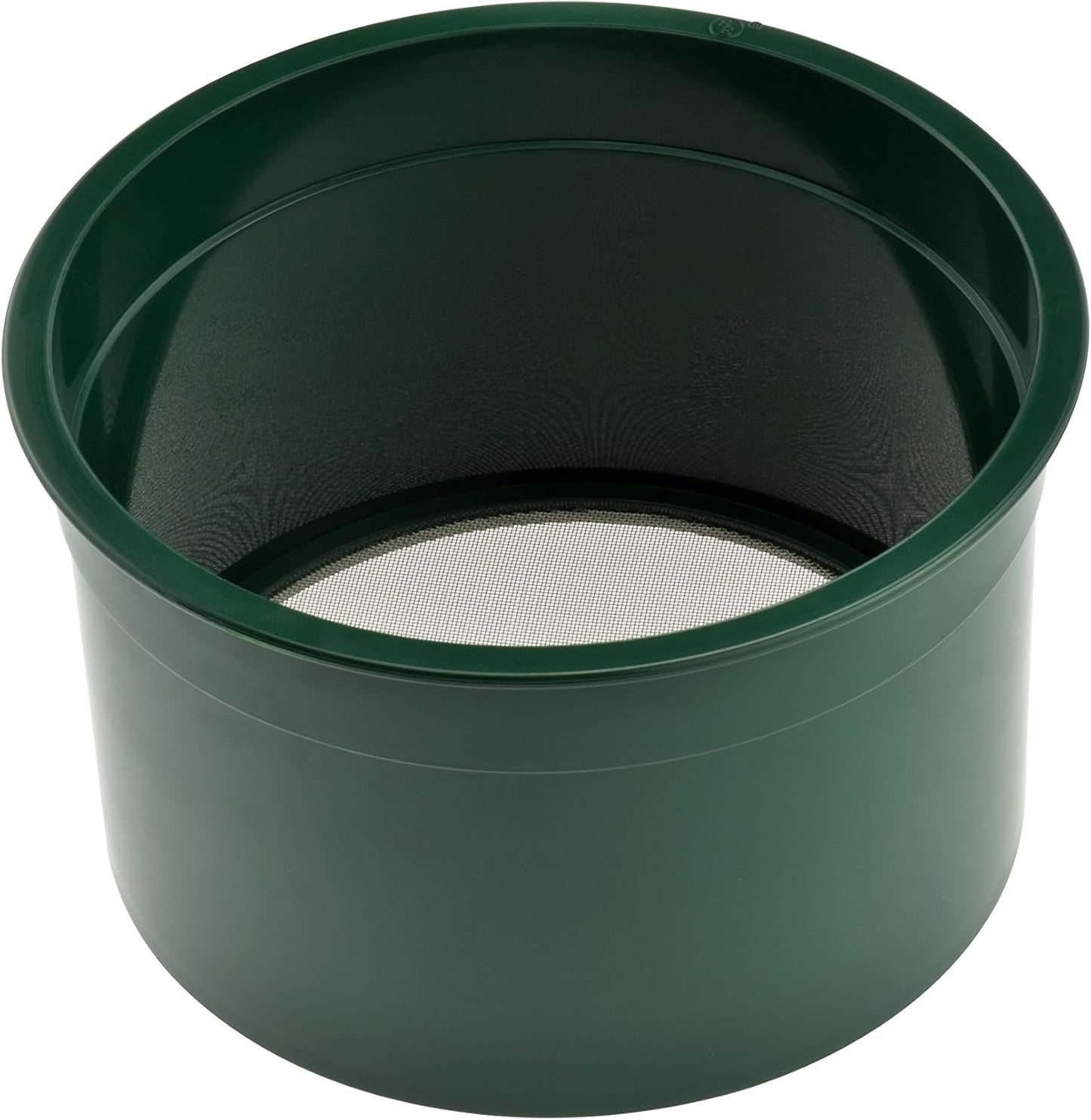 SE 5.5 Inch Mini Stackable Classifier Gold Prospecting Pan - 50 Holes/Square Inch Stainless Steel Mesh Sifting Pan, Green