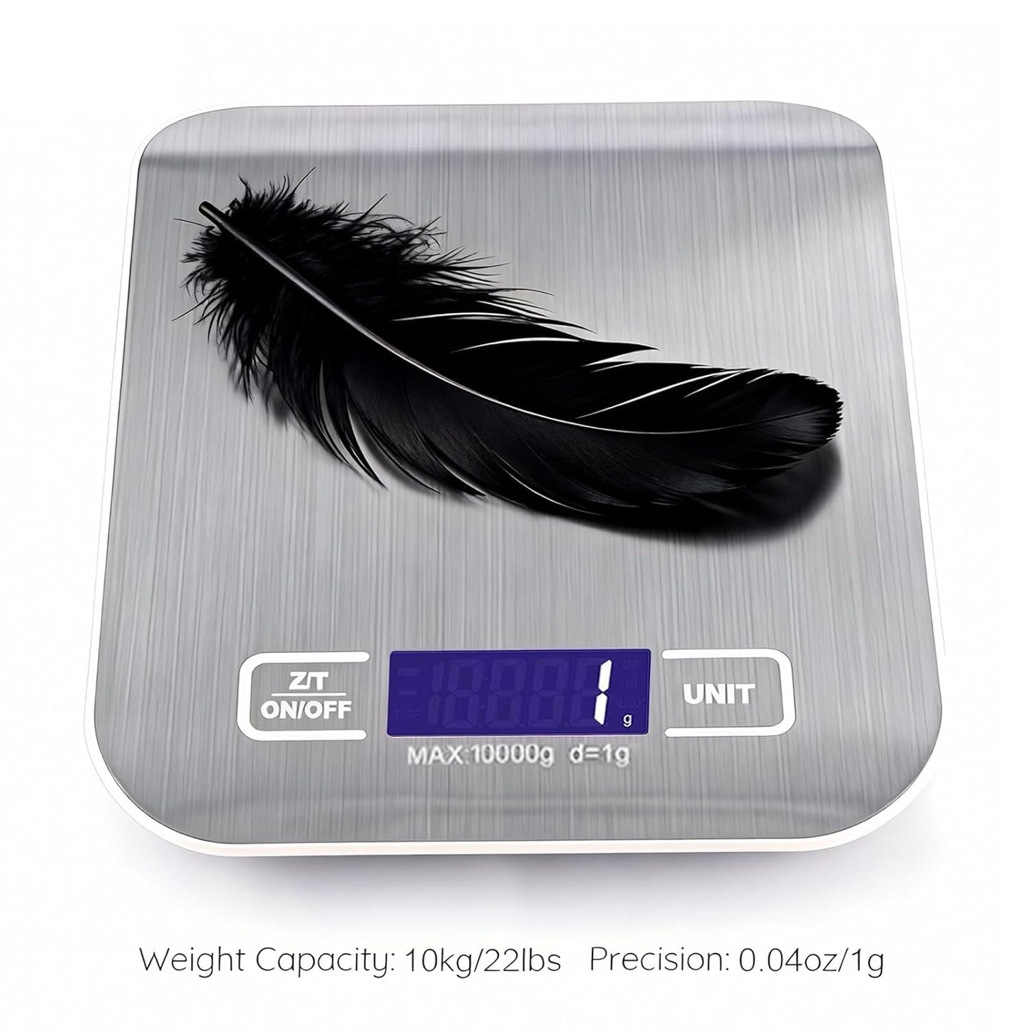 Type-C Fast Charging Rechargeable Shipping Scale, Digital Kitchen Scale,Food Scale Weight Grams and Ounces for Baking Cooking and Meal Prep, 22lb/10kg
