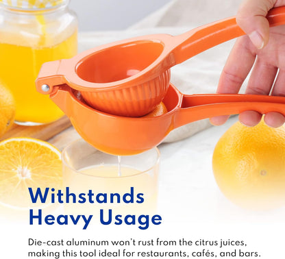 New Star Foodservice 42856 Enameled Aluminum Lemon Squeezer, Yellow