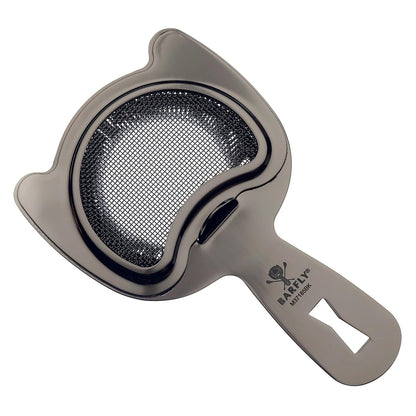 Barfly Fine Mesh Spring Strainer, Black