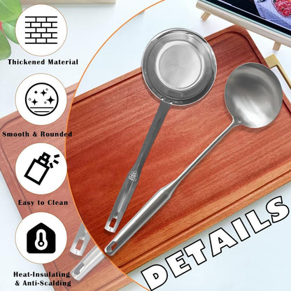 Fine Mesh Stainless Steel Colander，2025 Stainless Steel Filter,Durable Multi-Functional Kitchen Cooking Net Strainer (2-Piece Set),Strainers Fine Mesh，Profesional Stainless Strainer.